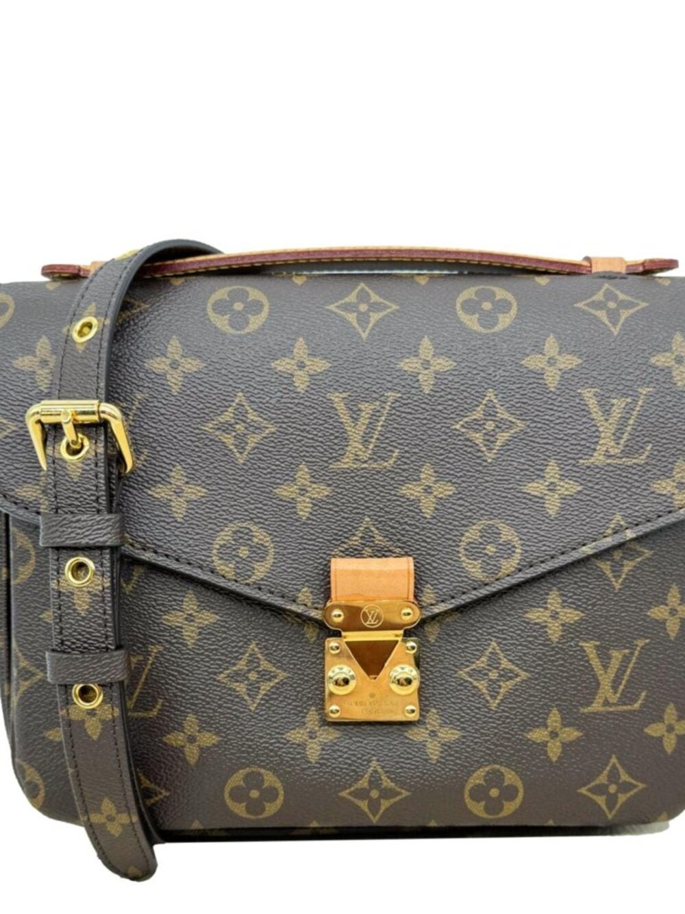 Louis Vuitton  Metis Pochette Monogram Canvas Crossbody Bag Brown